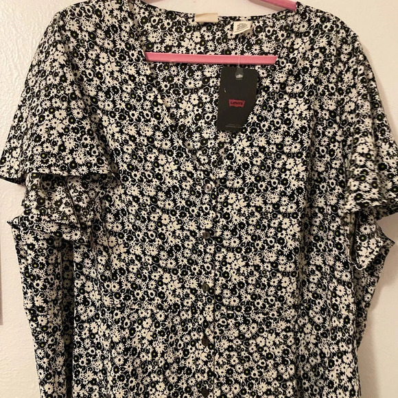 Daisy print Levi’s dress, 3x - Picture 2 of 12